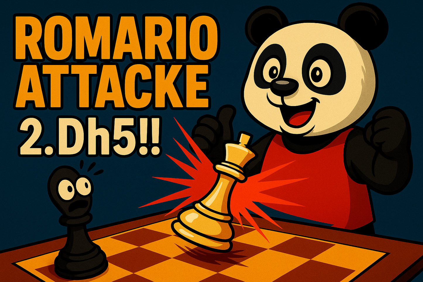 Romario-Attacke – Die Null-Theorie-Waffe gegen 1. e4 e5